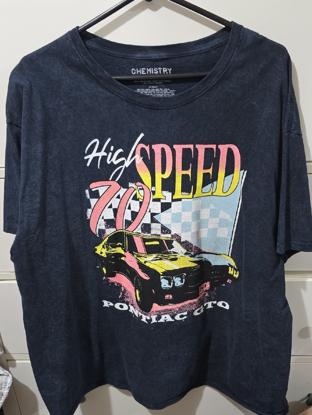 Chemistry Black Graphic 'High Speed' Pontiac GTO Tee Unisex